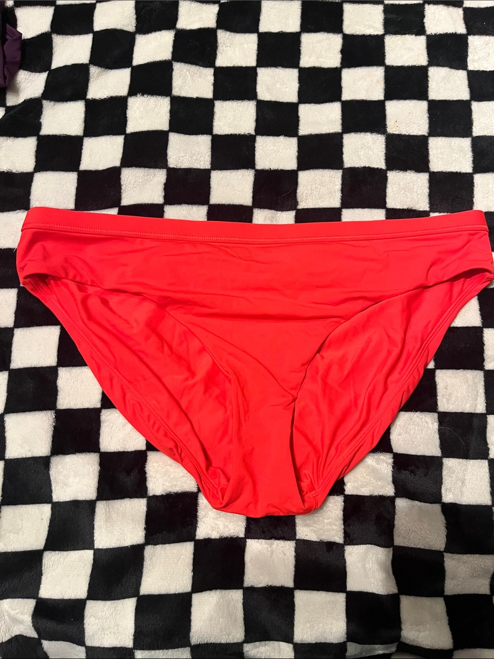 Calia Women's Red Orange Bikini Bottoms - Classic Swim Brief